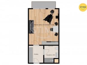 Prodej bytu 1+kk, Čeladná, 31 m2