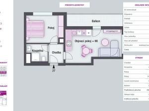 Prodej bytu 2+kk, Praha - Vinohrady, Perucká, 54 m2