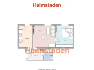 Pronájem bytu 2+1, Havířov - Město, Československé armády, 58 m2