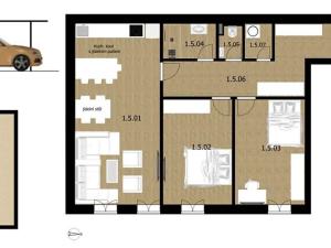 Prodej bytu 3+kk, Vimperk, 84 m2