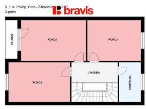Pronájem bytu 5+1, Brno - Zábrdovice, Příkop, 180 m2