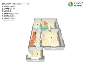 Prodej rodinného domu, Jivina, 160 m2