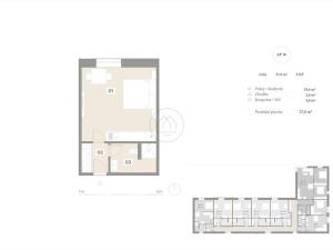 Prodej bytu 1+kk, Černá v Pošumaví, 28 m2