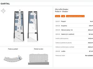 Prodej bytu 2+kk, Praha - Chodov, Valentova, 43 m2