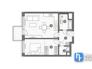 Pronájem bytu 2+kk, Praha - Vysočany, Kolbenova, 59 m2