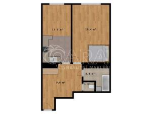Prodej bytu 2+kk, Praha - Žižkov, Lucemburská, 53 m2
