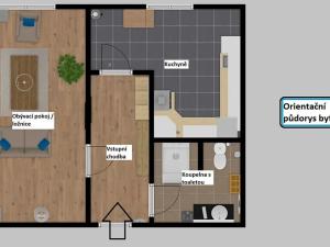Pronájem bytu 1+1, Náchod, Pražská, 32 m2