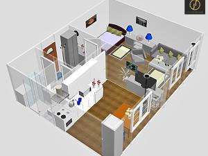 Pronájem bytu 2+kk, Praha - Vinohrady, Sarajevská, 45 m2