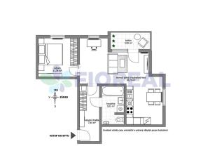 Prodej bytu 2+kk, Horoměřice, T. G. Masaryka, 60 m2