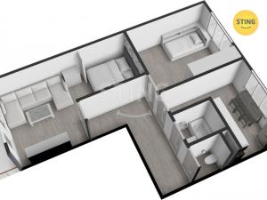 Prodej bytu 2+1, Jihlava, U Hřbitova, 55 m2