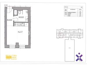 Pronájem bytu 1+kk, Zlín, Lorencova, 22 m2