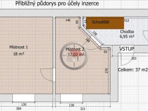 Prodej rodinného domu, Bystřice nad Pernštejnem, Nádražní, 37 m2