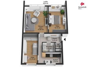 Prodej bytu 3+1, Trutnov, Janáčkova, 65 m2