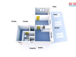 Pronájem bytu 3+kk, Kdyně, Vodní, 63 m2