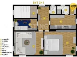 Prodej bytu 3+1, Opava, Liliová, 93 m2
