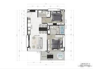 Prodej apartmánu, Pattaya, 31 m2