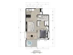 Prodej apartmánu, Pattaya, 31 m2