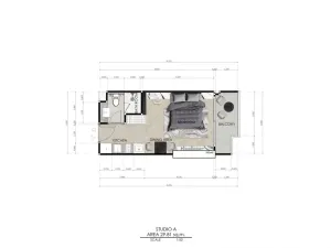 Prodej apartmánu, Pattaya, 31 m2