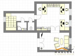 Pronájem kanceláře, Jihlava, Palackého, 59 m2