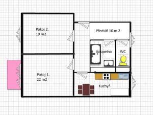 Pronájem bytu 2+1, Brno, Bráfova, 62 m2