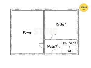 Prodej bytu 1+1, Žďár nad Sázavou, Palachova, 32 m2