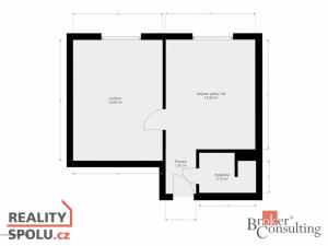 Prodej bytu 1+1, Klatovy - Klatovy III, Prusíkova, 36 m2