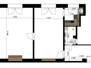 Prodej bytu 2+kk, Praha - Nusle, U družstva Život, 49 m2