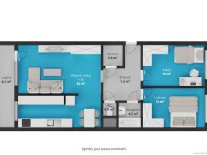 Prodej bytu 3+kk, Praha - Michle, Ohradní, 69 m2