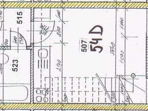 Pronájem bytu 2+kk, Praha - Vysočany, Freyova, 56 m2