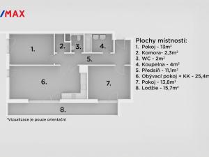 Pronájem bytu 3+kk, Praha - Háje, Sochorcova, 76 m2