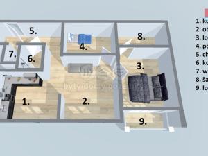 Prodej bytu 2+1, Kolín - Kolín III, Lipanská, 64 m2