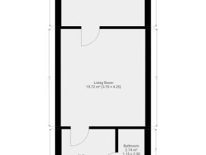 Pronájem bytu 2+kk, Praha - Kyje, Za černým mostem, 37 m2