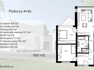 Prodej rodinného domu, Slaný, 100 m2