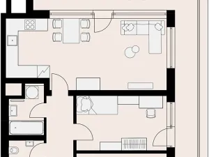 Pronájem bytu 3+kk, Praha - Hlubočepy, Vítové, 71 m2