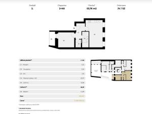 Prodej bytu 2+kk, Jáchymov, náměstí Republiky, 54 m2
