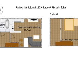 Prodej bytu 1+kk, Rosice, Na Štěpnici, 68 m2