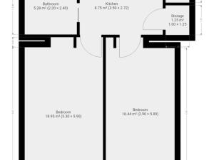 Pronájem bytu 2+kk, Praha - Libeň, Pivovarnická, 49 m2