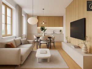 Prodej bytu 2+kk, Jáchymov, náměstí Republiky, 64 m2