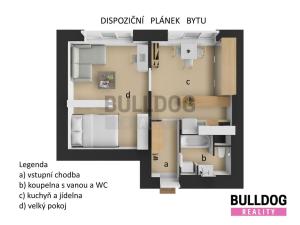 Prodej bytu 2+kk, Lovosice, Žižkova, 36 m2