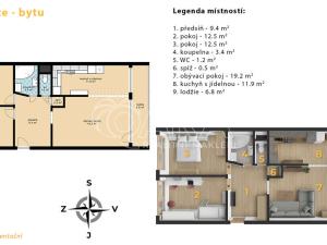 Pronájem bytu 3+1, Beroun - Beroun-Město, Tyršova, 79 m2
