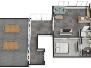 Pronájem bytu 2+kk, Vojkovice, 80 m2