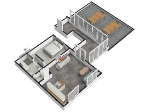 Pronájem bytu 2+kk, Vojkovice, 80 m2