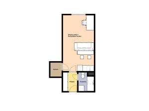 Pronájem bytu 1+kk, Praha - Hostivař, Hostivařská, 29 m2