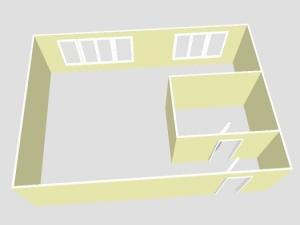 Pronájem bytu 1+kk, Pardubice - Polabiny, Nová, 30 m2