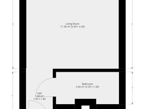 Pronájem bytu 1+kk, Praha - Vršovice, Černomořská, 18 m2