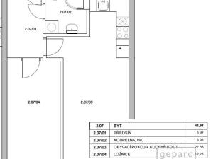 Pronájem bytu 2+kk, Mníšek pod Brdy, Pražská, 45 m2