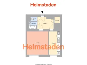 Pronájem bytu 1+1, Ostrava - Poruba, 17. listopadu, 42 m2