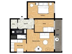 Pronájem bytu 3+1, Praha, Hviezdoslavova, 55 m2