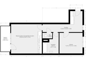 Pronájem bytu 2+kk, Lanškroun, T. G. Masaryka, 56 m2