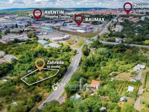 Prodej zahrady, Dobšice, 1138 m2